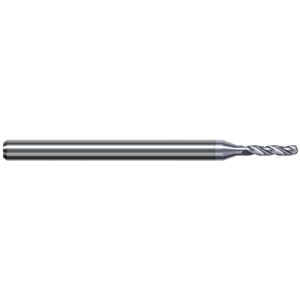 Harvey Tool High Performance Drill for Aluminum Alloys, 3.797 mm, Finish - Machining: ZrN BAF1495-C8